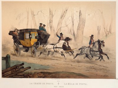 The Post-Chaise by Victor Adam